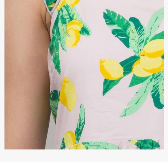 J. Crew Lemon Print High Low Dress - Picture 12 of 12